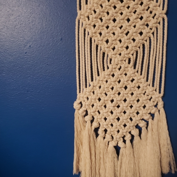 Handmade Boho Macrame Wall Hanging - Picture 5 of 5